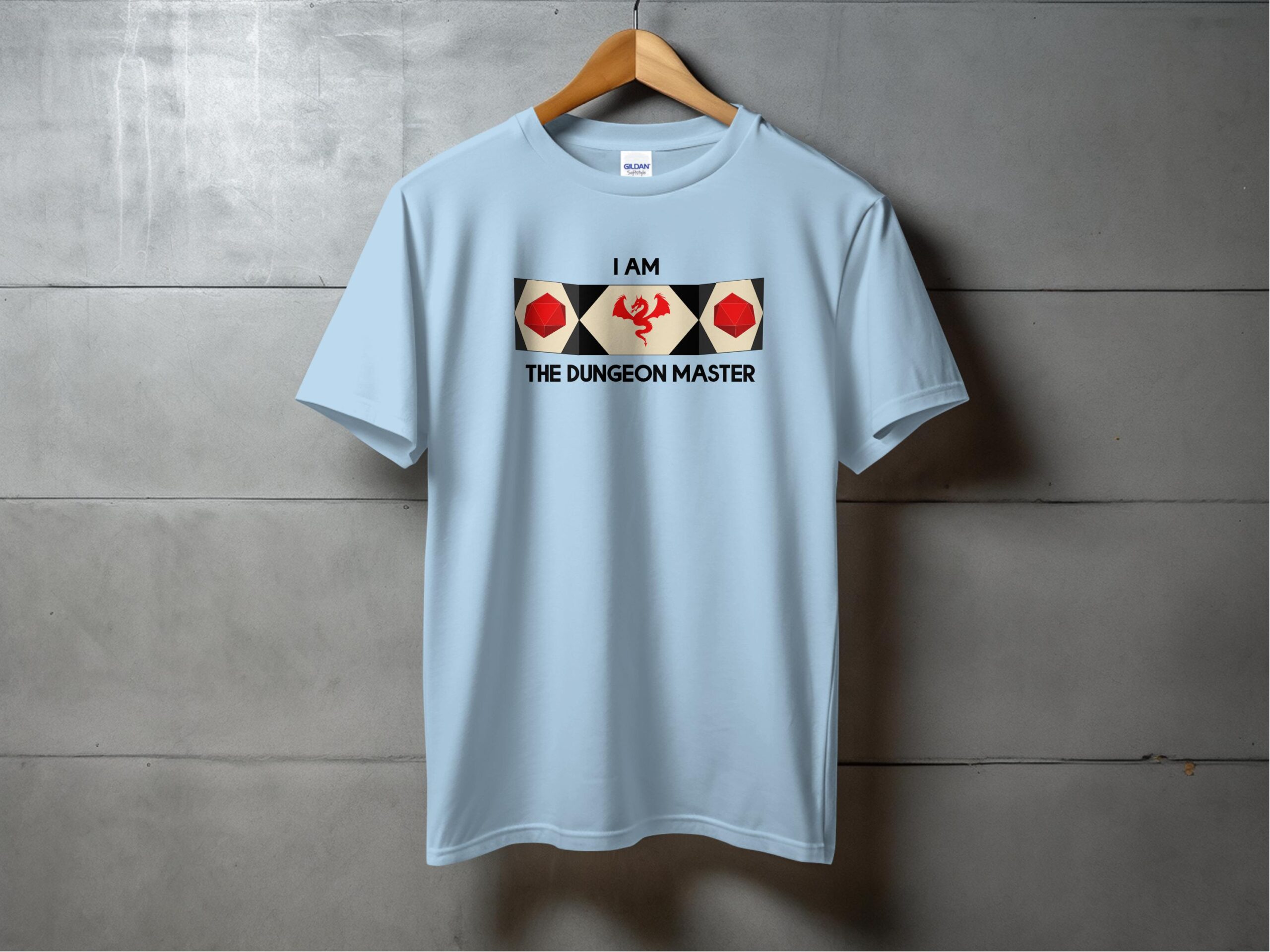 I Am The Dungeon Master Red Dragon Art T-Shirt